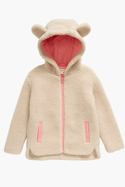 Tucker + Tate Animal Ear High Pile Fleece Jacket