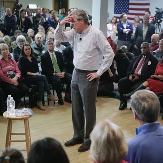 Jeb Bush Holds Town Hall In New Hampshire