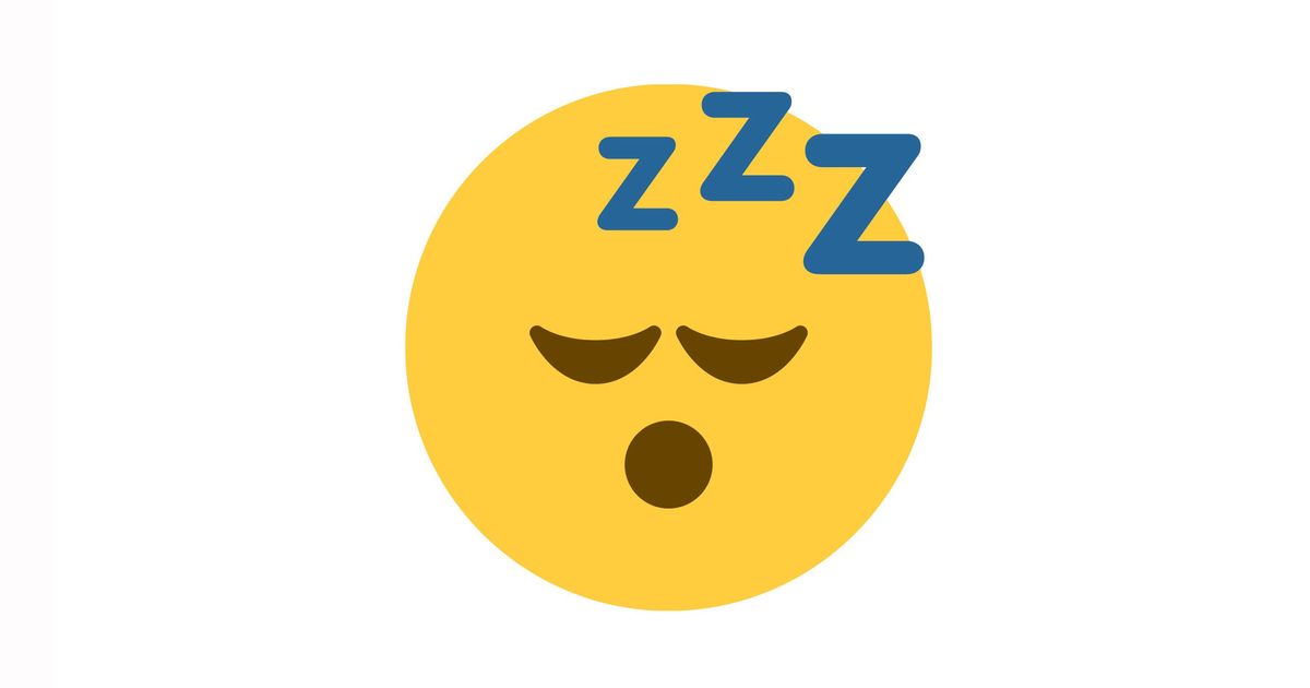 snooze emoji meaning