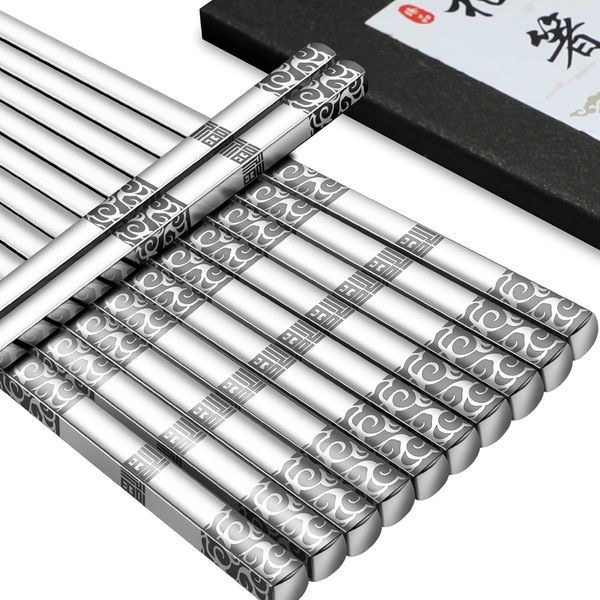 Hommaly Metal Chopsticks - Set of 6