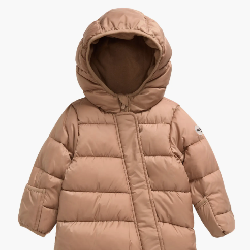 Miles the Label Hooded Quilted Bunting