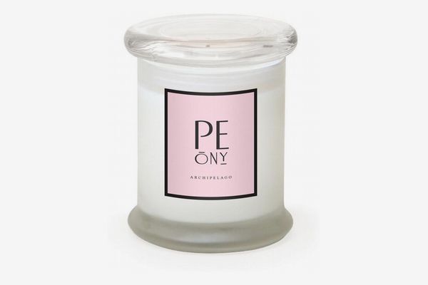 Archipelago Peony Frosted Jar Candle