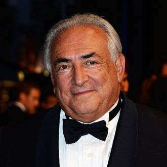 Dominique Strauss-Kahn attends the Tribute To Alain Delon during The 66th Annual Cannes Film Festival at the Palais des Festivals on May 25, 2013 in Cannes, France. 