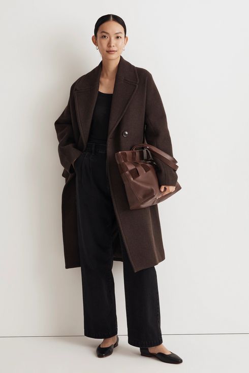 Madewell The Gianna Coat in Insuluxe Fabric