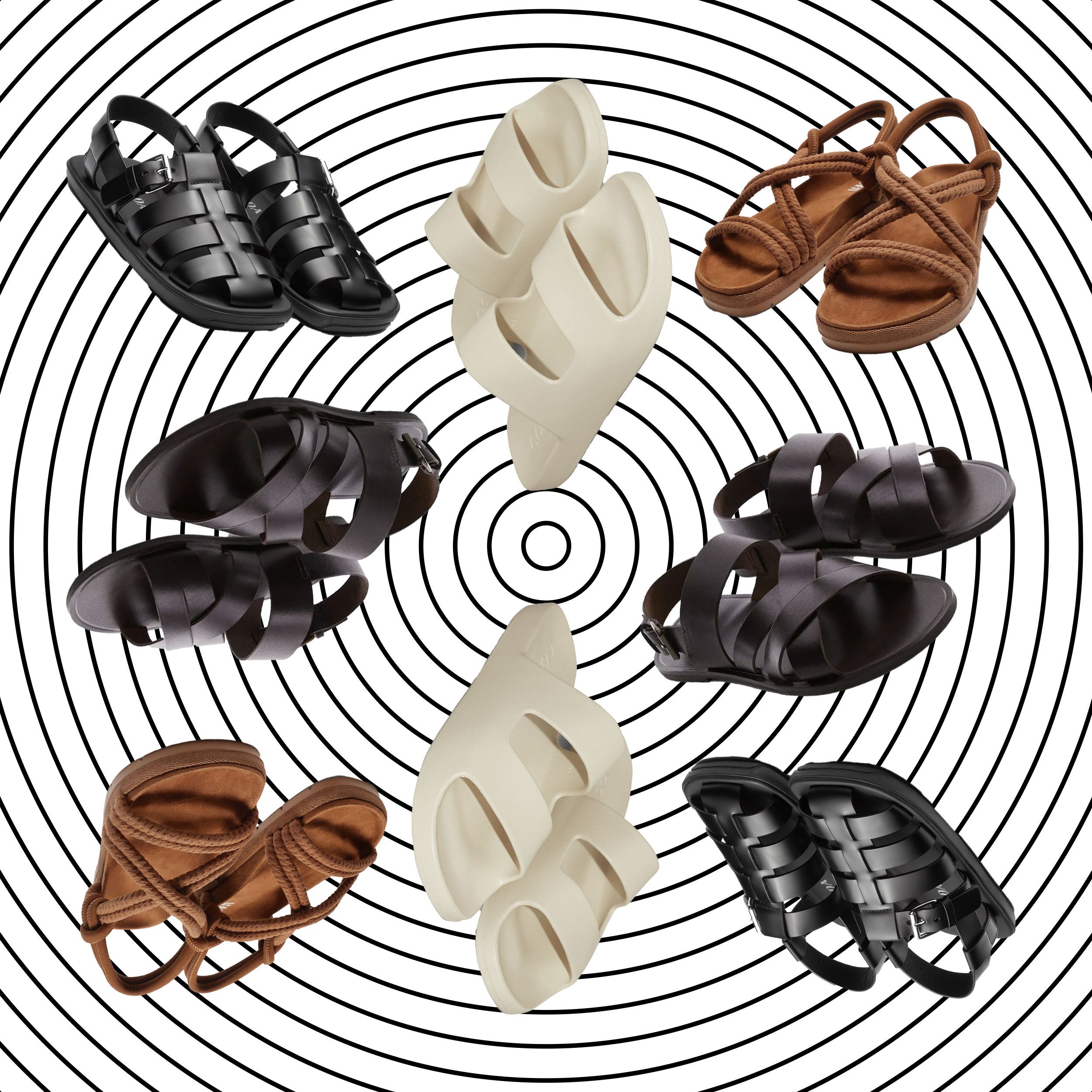 Fluchos Active SPANISH BRAND 4 LESS Air Sandals Leather Spain 38 US 8 Spain  | eBay