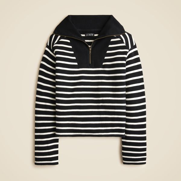 J.Crew Heritage Terry Quarter-Zip Sweatshirt