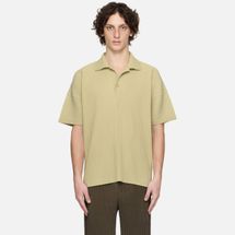 Homme Plissé Issey Miyake Polo - Dry Grass Green