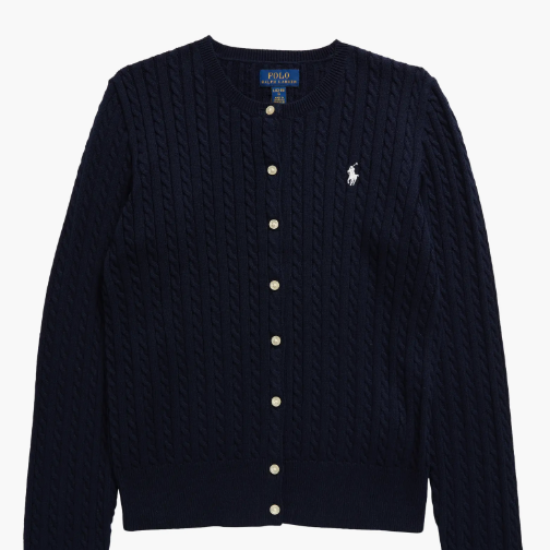 Polo Ralph Lauren Kids' Cable-Knit Cotton Cardigan