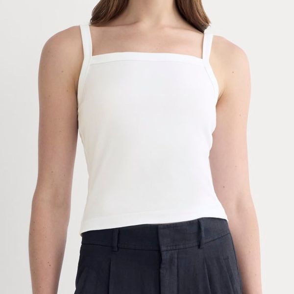 Everlane The Essential Square-Neck Tank