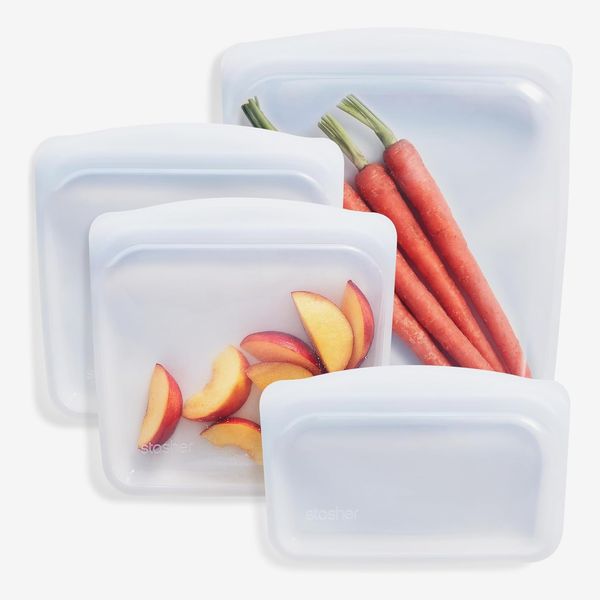 Stasher Reusable Silicone Food-Storage Bags, Variety Pack