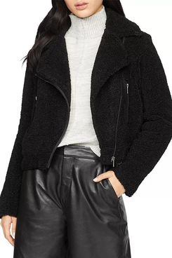 Sanctuary Classic Faux Fur Moto Jacket