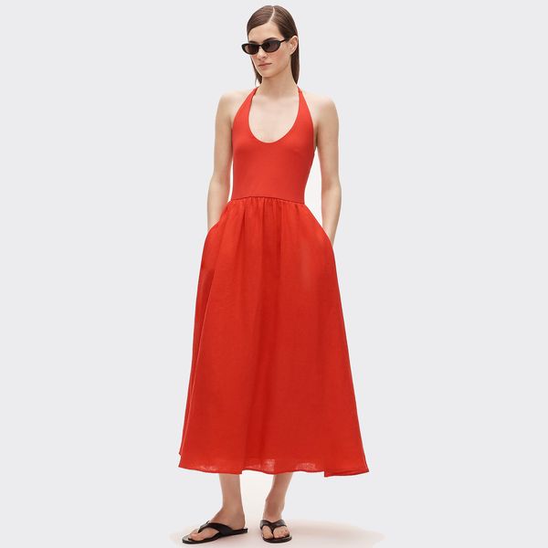 J.Crew Mixy Halter Dress