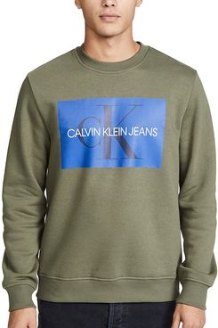 Calvin Klein Monogram Logo Crew Neck Sweatshirt