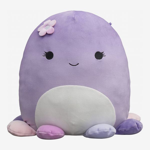 Squishmallows 14-Inch Purple Octopus with Multi-Colored Tentacles