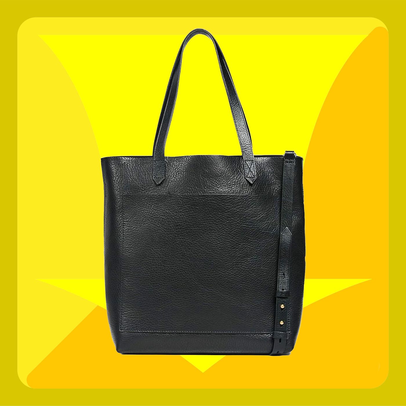 Medium leather transport discount tote