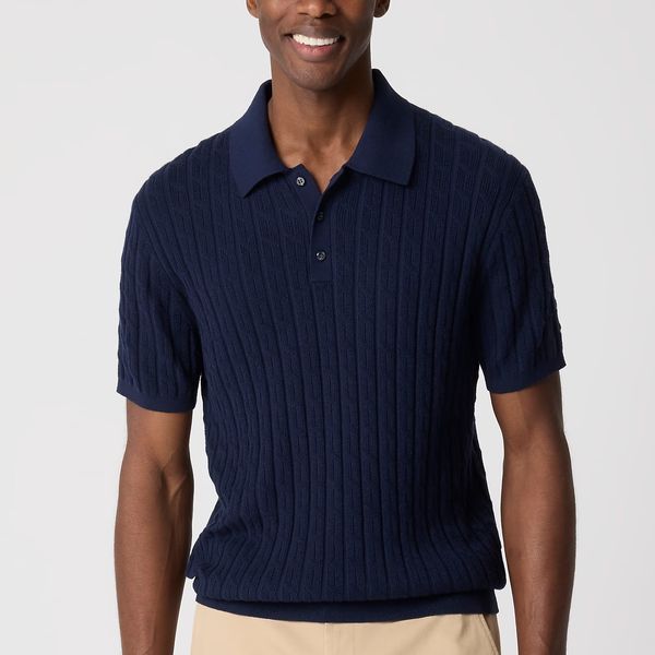 J.Crew Factory Cable-Knit Sweater-Polo