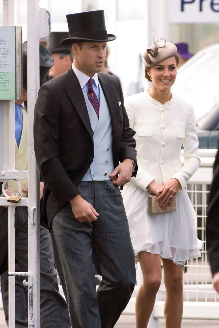 Members of the royal family attend the races at Epsom Racecourse in Surrey for the annual Derby Race, one of the classic races of the season. The Queen had a horse, Carlton House, in the race.