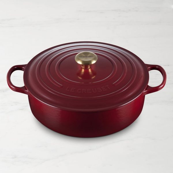 Olla holandesa ancha y redonda Le Creuset (6.75 cuartos)