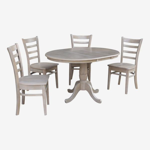 Petra 5 - Piece Extendable Solid Wood Dining Set