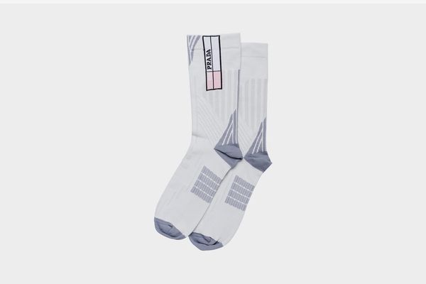 Prada Socks With Geometric Motifs