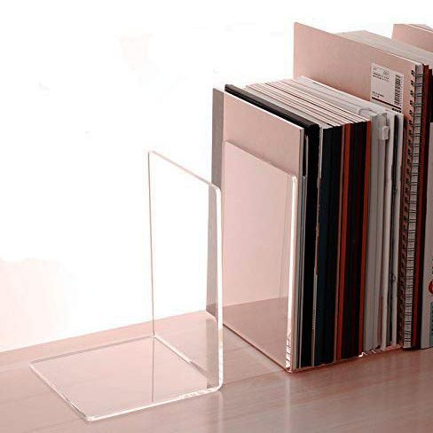 CY Craft Clear Acrylic Bookends