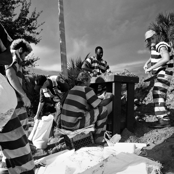 Prison inmates.