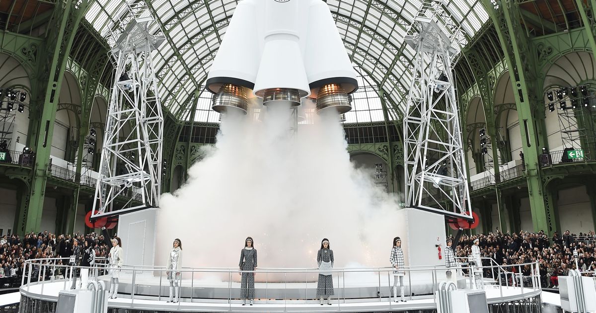 Chanel Launches a Life-size Rocket at its Space-themed Fall 2017