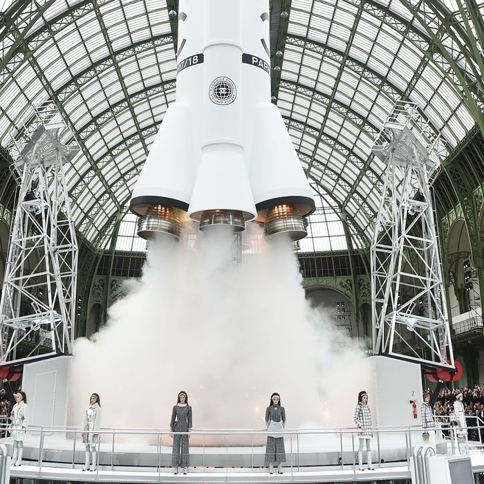 Chanel Launched a Rocket at Its Fall 2017 Show