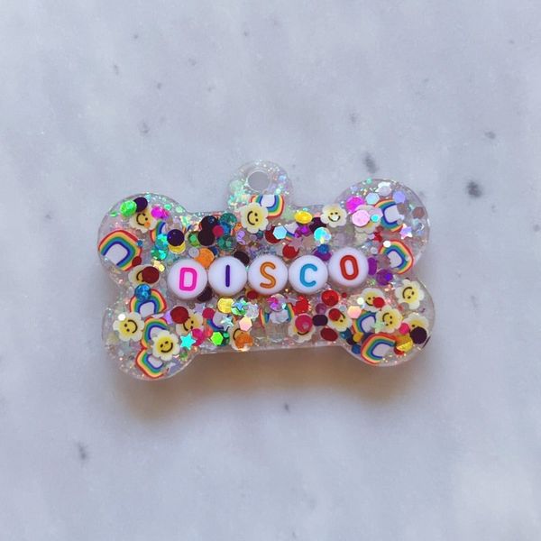 The Disco Pet Tag