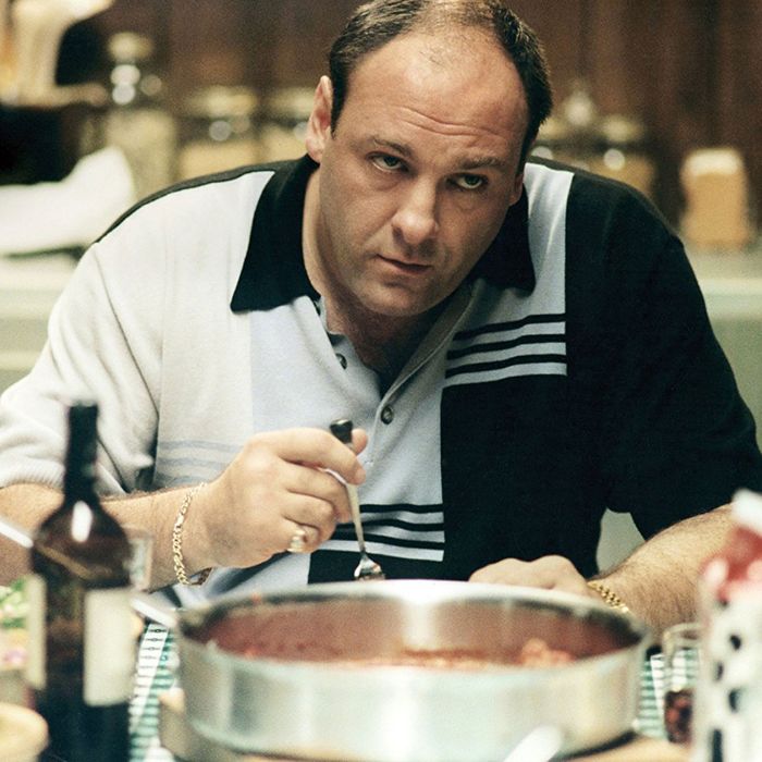 James Gandolfini in The Sopranos.