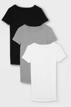 Ingrid & Isabel Short Sleeve Three-Pack Bundle Maternity T-Shirt