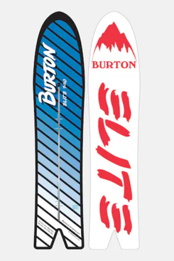 Tabla de snowboard Burton 1987 Elite con parte superior plana