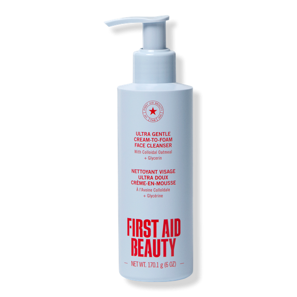 First Aid Beauty Ultra Gentle Cream-to-Foam Face Cleanser