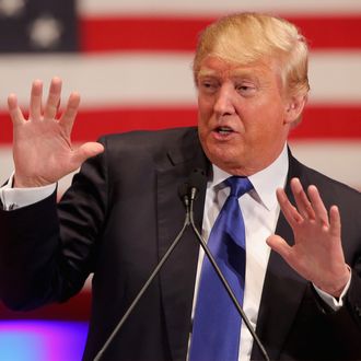 Donald Trump Holds Event To Benefit Veterans On Night Of GOP Debate