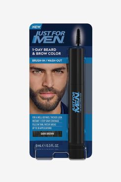 For men only, 1-day temporary beard and eyebrow coloring