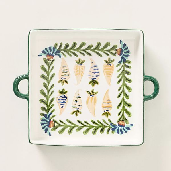 Anthropologie Molly Yeh Stoneware Square Baker