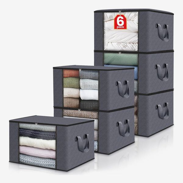 Fab Totes 6-Pack Clothes Storage Bags