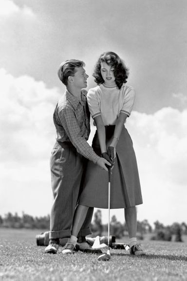 Mickey Rooney and his first wife, Ava Gardner, 1942.