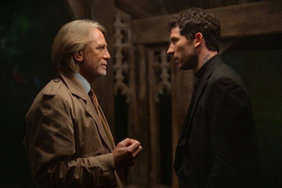 It’s a Sin Not to Stare at Josh O’Connor’s Neck Tattoo in <em>Wake Up Dead Man</em>