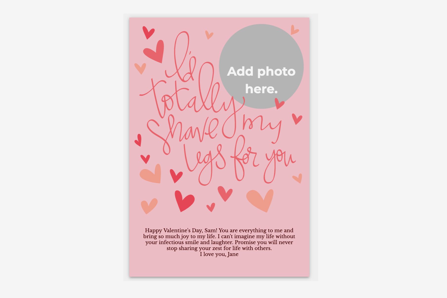 FREE One-Day Delivery Gift Card In a Greeting Card 
