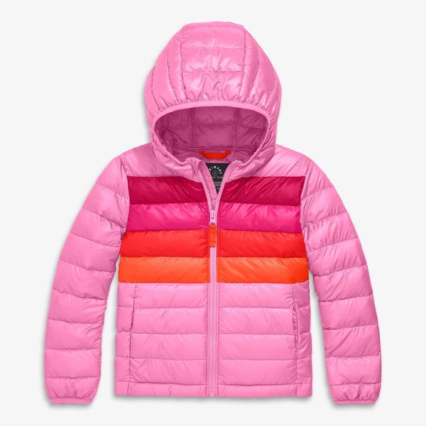 Primary Kids Stripe Lightweight Puffer Jacket