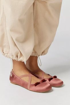 UO Kallie Cross-Strap Ballet Flat