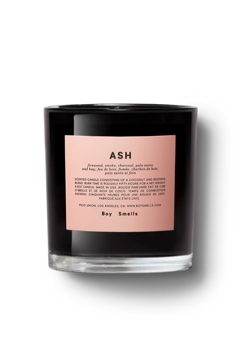 Boy Smells Ash Candle