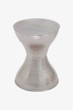 Deco 79 Metal Hammered Accent Table
