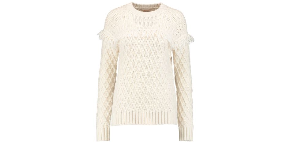Tory Burch Fringed Sweater