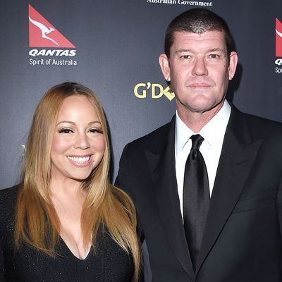 Mariah Carey and James Packer.