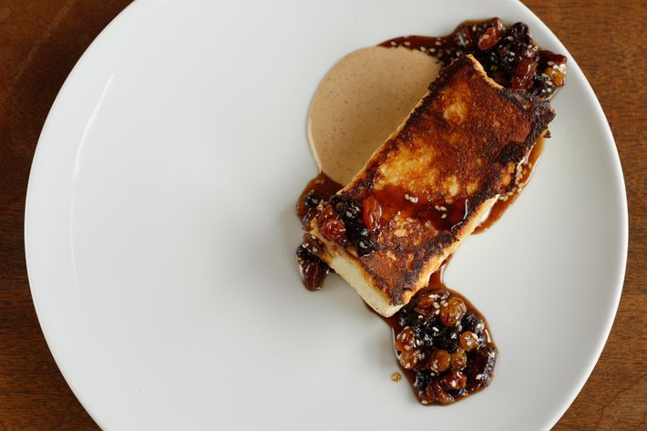 French toast with panforte.