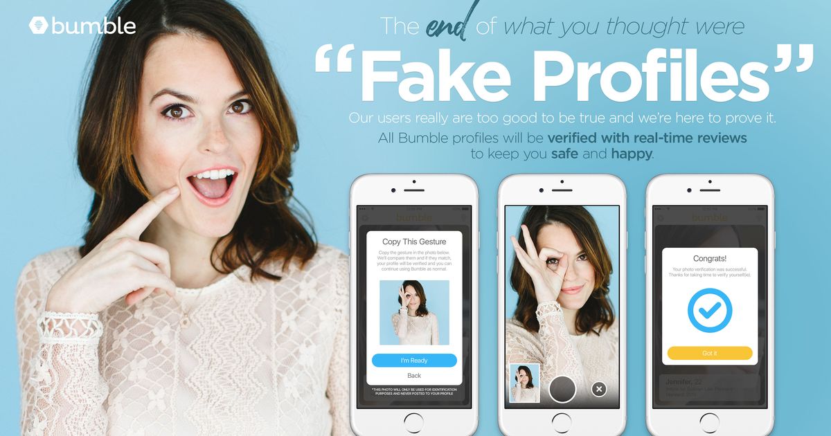 Bumble Dating App Rolls Out Selfie Photo Verification
