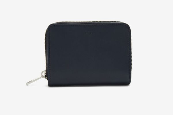 A.P.C. Compact Zip-Around Leather Wallet