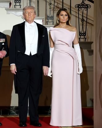 Melania Trump's Dior State-Dinner Dress Looks Familiar Melania Trump's Dior State-Dinner Dress Looks Familiar